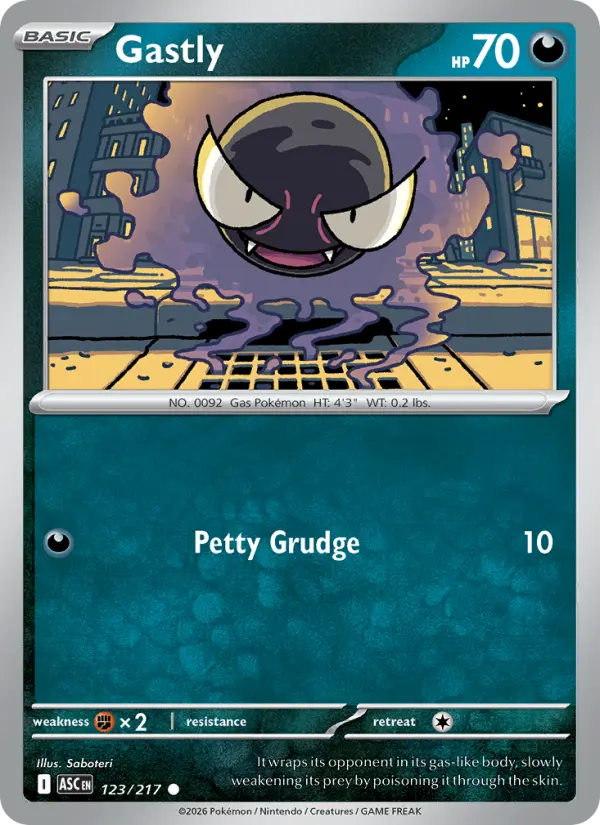 Gastly, Ascended Heroes 123