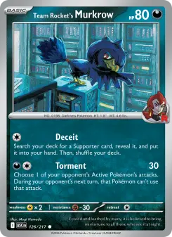 Team Rocket's Murkrow, Ascended Heroes 126