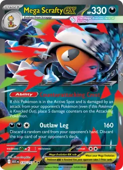 Mega Scrafty ex, Ascended Heroes 135
