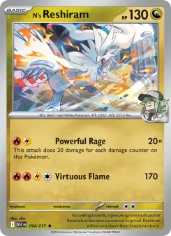 N's Reshiram, Ascended Heroes 154