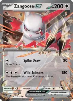 Zangoose ex, Ascended Heroes 167