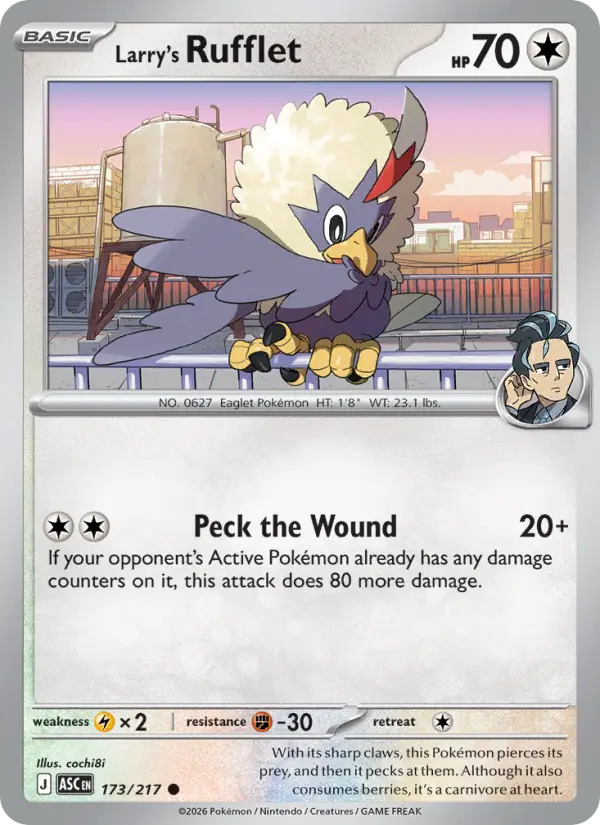 Larry's Rufflet, Ascended Heroes 173