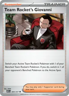 Team Rocket's Giovanni, Ascended Heroes 204