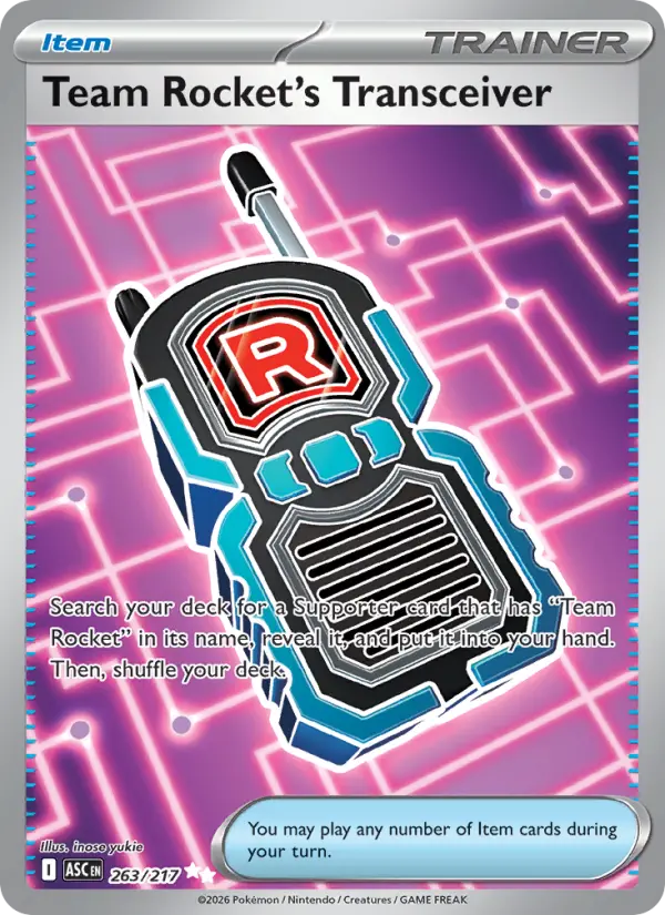 Team Rocket's Transceiver, Ascended Heroes 263