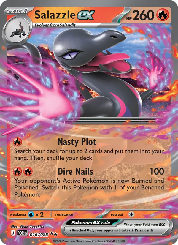 Salazzle ex, Perfect Order 016