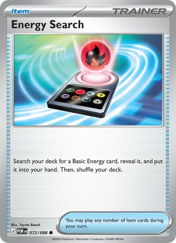 Energy Search, Perfect Order 072