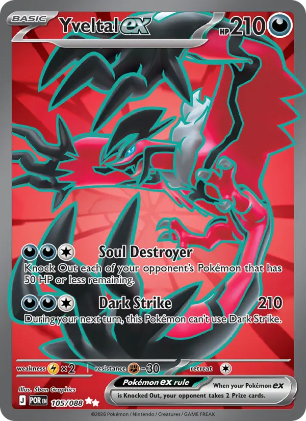 Yveltal ex, Perfect Order 105