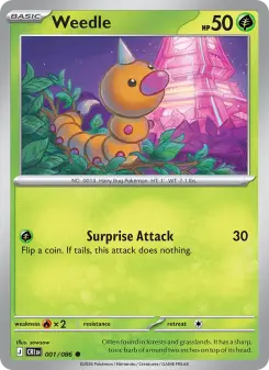Weedle, Chaos Rising 001