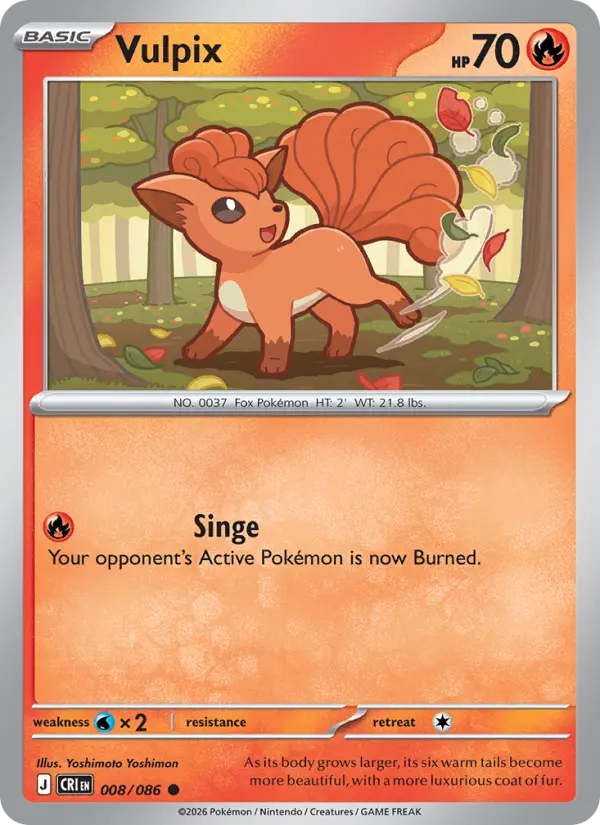 Vulpix, Chaos Rising 008