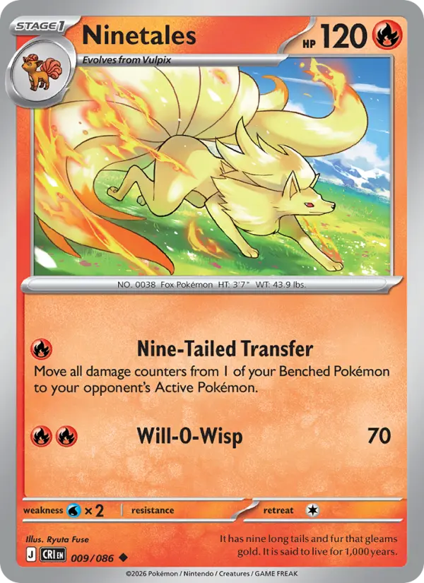 Ninetales, Chaos Rising 009