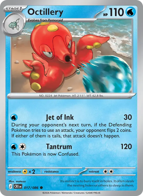 Octillery, Chaos Rising 017