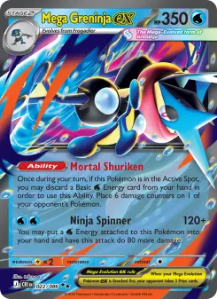 Mega Greninja ex, Chaos Rising 022
