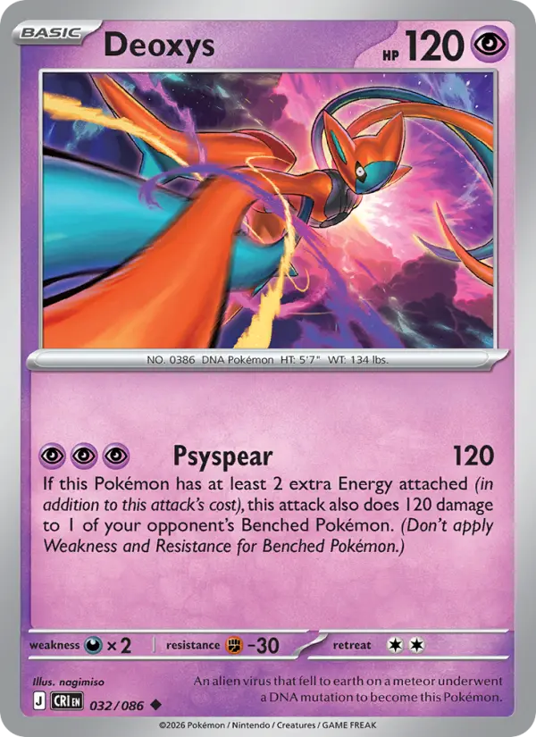 Deoxys, Chaos Rising 032