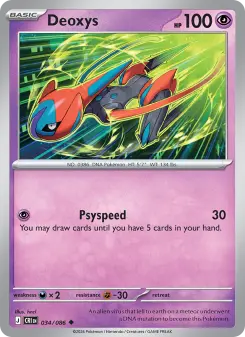 Deoxys, Chaos Rising 034