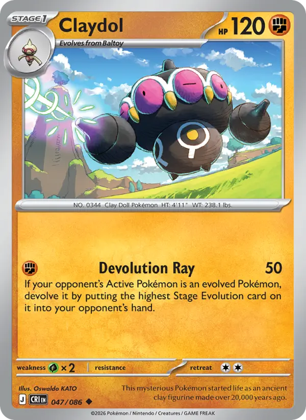 Claydol, Chaos Rising 047