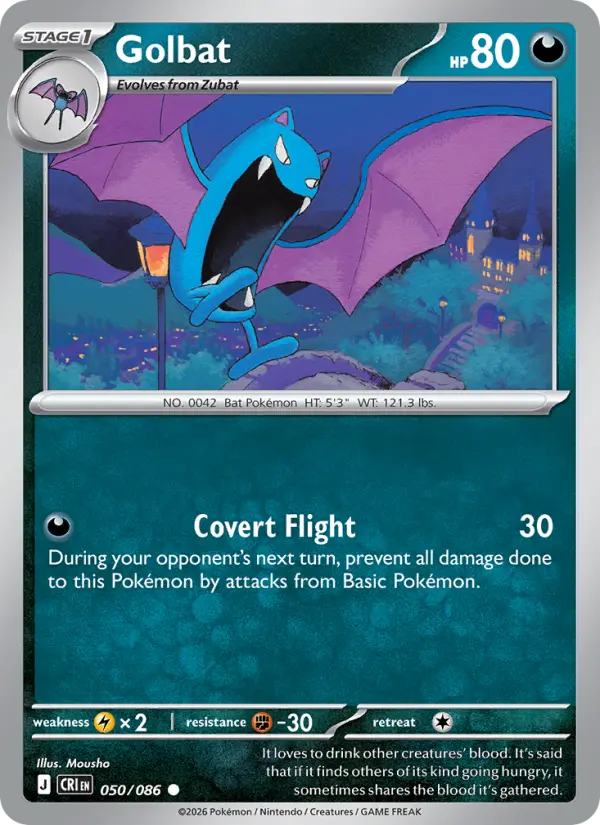 Golbat, Chaos Rising 050
