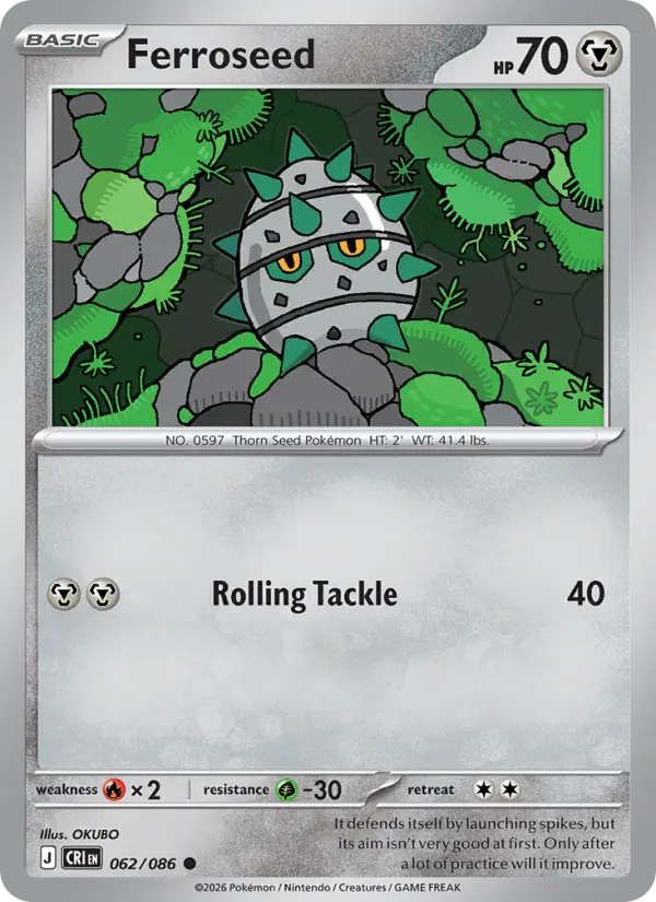 Ferroseed, Chaos Rising 062