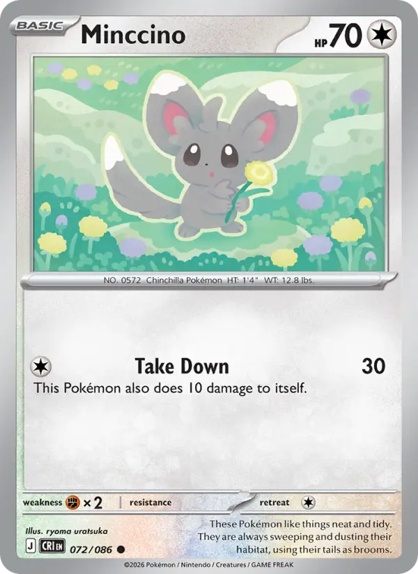 Minccino, Chaos Rising 072