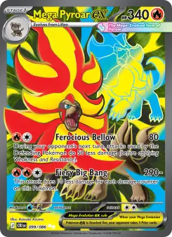 Mega Pyroar ex, Chaos Rising 099