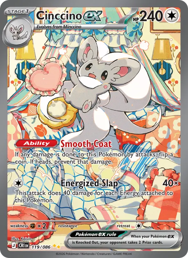 Cinccino ex, Chaos Rising 119