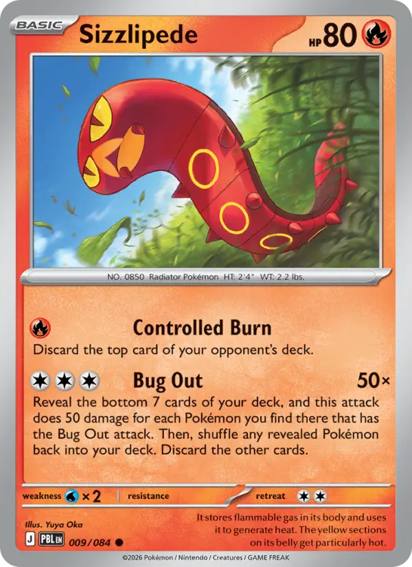 Sizzlipede, Pitch Black 009