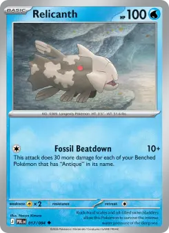 Relicanth, Pitch Black 017