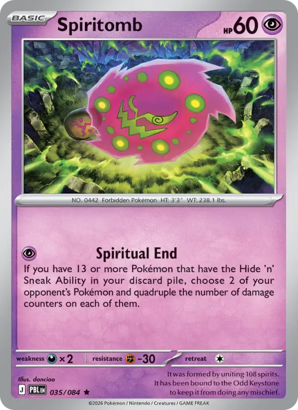 Spiritomb, Pitch Black 035