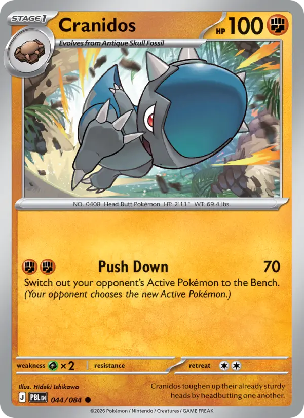 Cranidos, Pitch Black 044