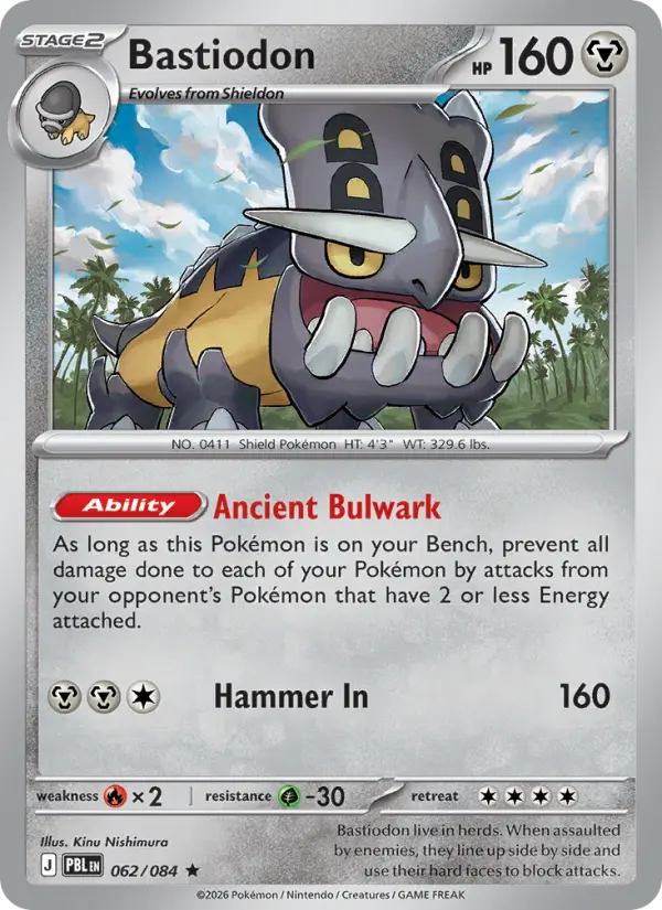 Bastiodon, Pitch Black 062