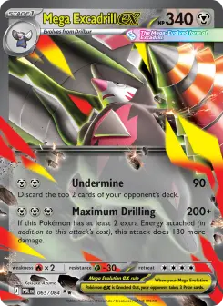 Mega Excadrill ex, Pitch Black 065