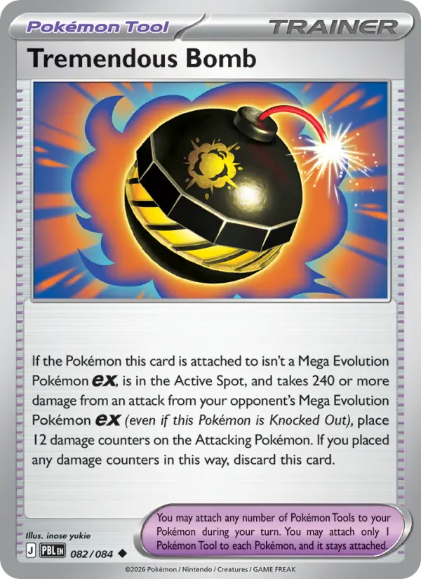 Tremendous Bomb, Pitch Black 082