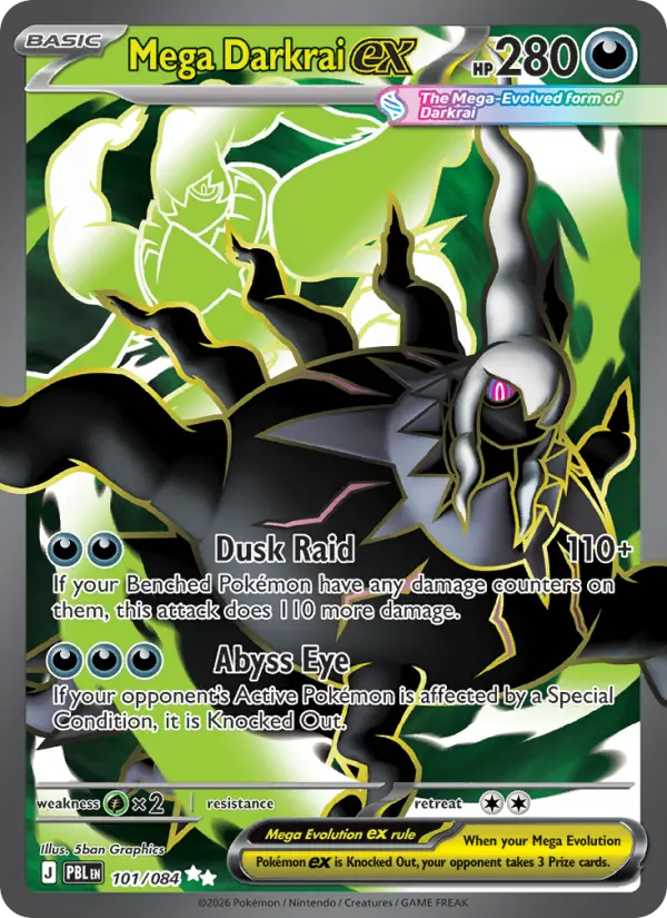 Mega Darkrai ex, Pitch Black 101