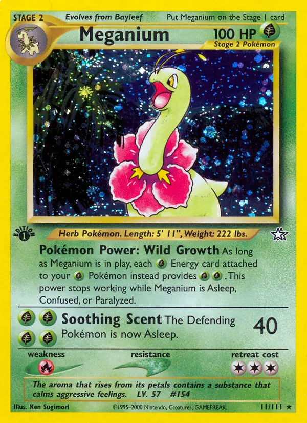 Meganium, Neo Genesis 11