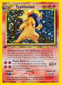 Typhlosion, Neo Genesis 17
