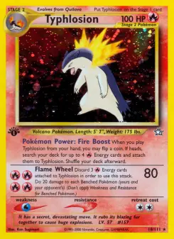 Typhlosion, Neo Genesis 18