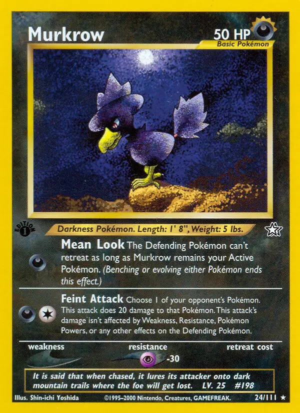 Murkrow, Neo Genesis 24