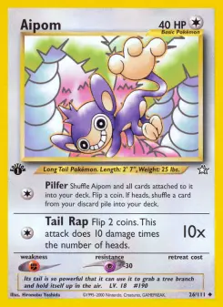 Aipom, Neo Genesis 26