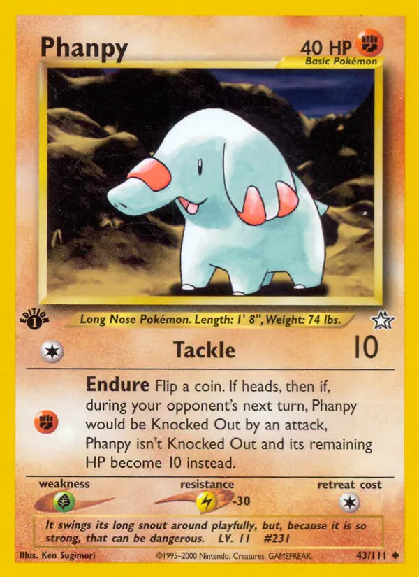 Phanpy, Neo Genesis 43