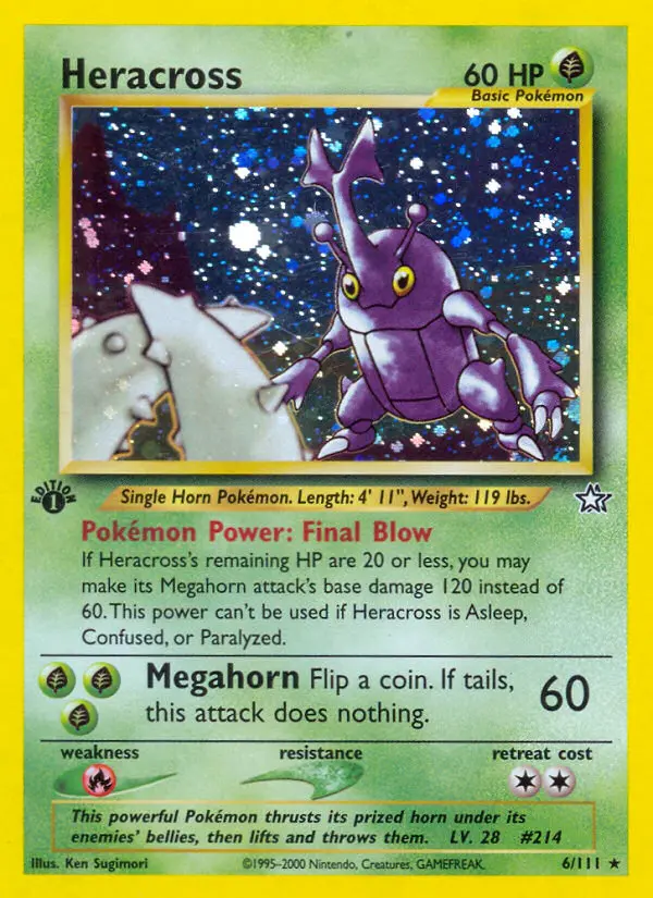 Heracross, Neo Genesis 6