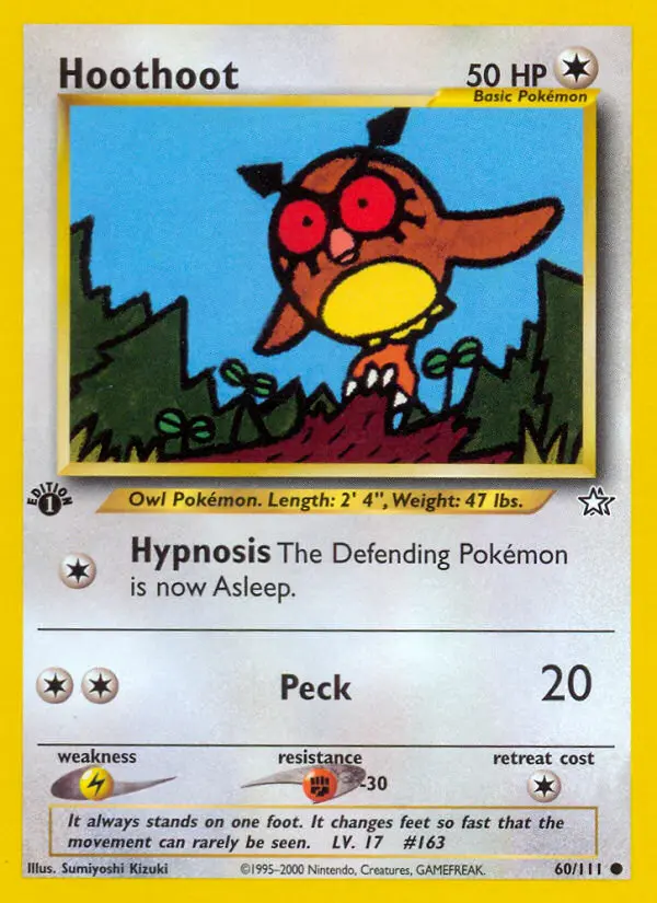 Hoothoot, Neo Genesis 60