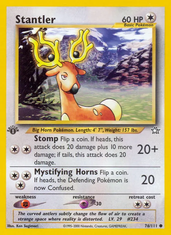 Stantler, Neo Genesis 76
