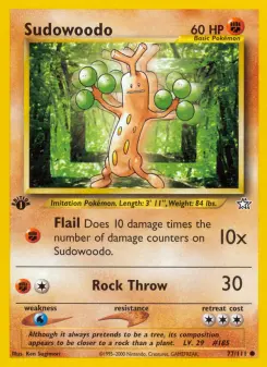 Sudowoodo, Neo Genesis 77