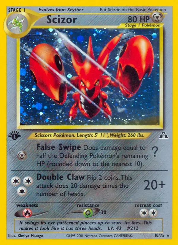 Scizor, Neo Discovery 10