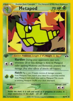 Metapod, Neo Discovery 42