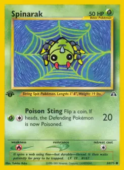 Spinarak, Neo Discovery 64