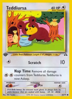 Teddiursa, Neo Discovery 65