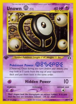 Unown [O], Neo Discovery 69