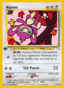 Aipom, Neo Revelation 41