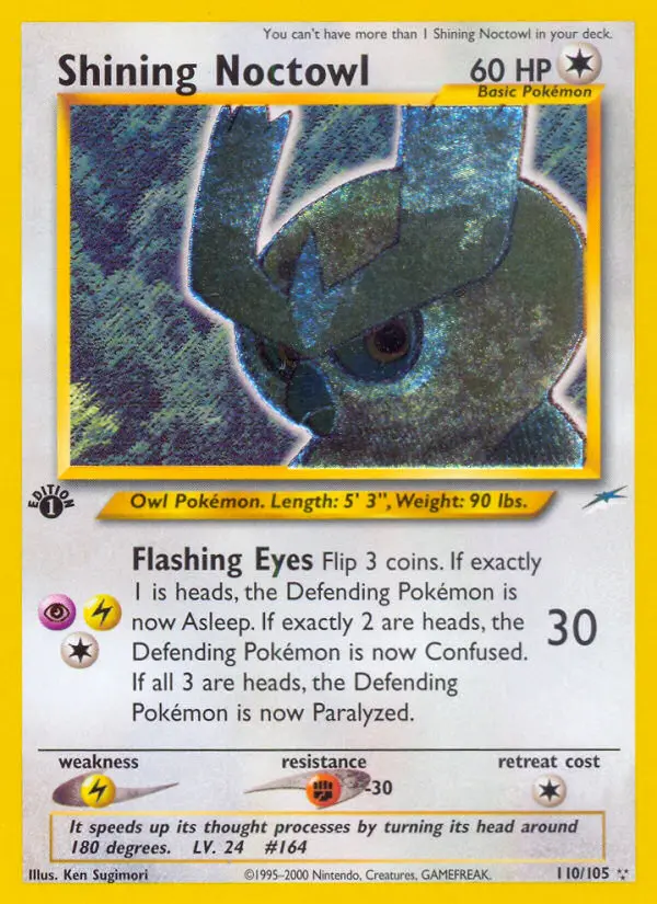 Shining Noctowl, Neo Destiny 110