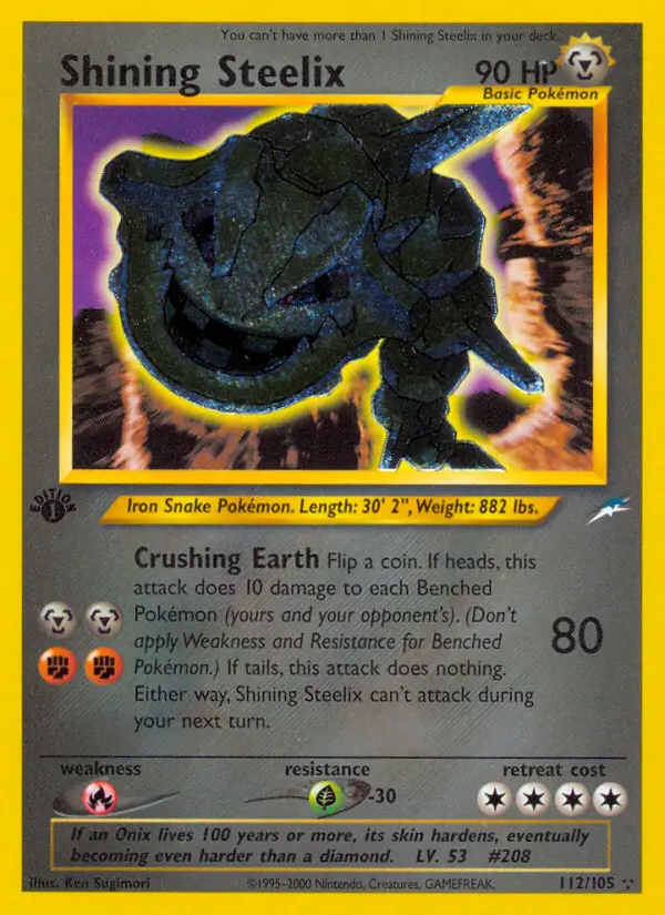 Shining Steelix, Neo Destiny 112